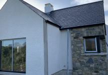 Natural stone and glazing 