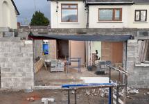 Flat roof extension architects NI 