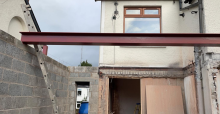 Flat roof home extension Northern Ireland 
