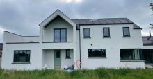 back view of new build home in northern ireland