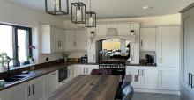 kitchen design in new build home