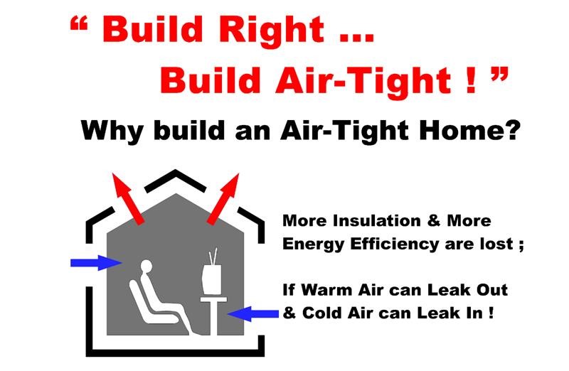 Build right build air-tight