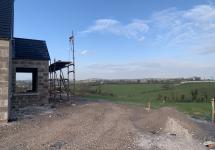 Self build home with views