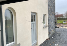 arched windows in self build