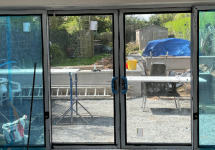 large glazing to patio area 