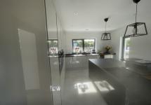 kitchen in eco home