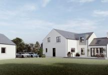 large contemporary dwelling