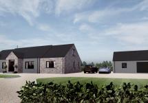 large contemporary dwelling