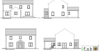 drawings for new modern eco home 
